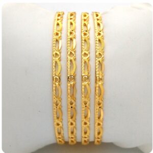 GOLD HALLMARK RAWA BANGLE - 2LR1172