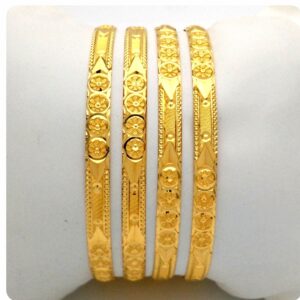 GOLD HALLMARK KHILA BANGLE - HK1167