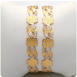 GOLD HALLMARK CNC BANGLE - CP1157