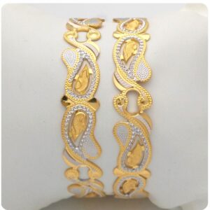 GOLD HALLMARK CNC BANGLE - CP1152
