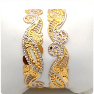 GOLD HALLMARK CNC BANGLE - CP1149