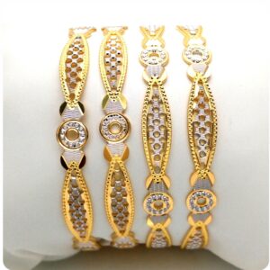 GOLD HALLMARK CNC BANGLE - CP1146