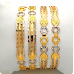 GOLD HALLMARK CNC BANGLE - CP1144