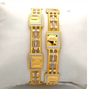 GOLD HALLMARK CNC BANGLE - CP1140