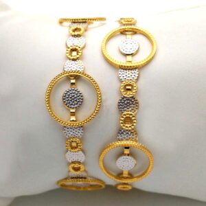 GOLD HALLMARK CNC LASER BANGLE - CLJ1139
