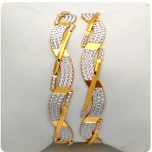 GOLD HALLMARK CNC LASER BANGLE - CLJ1134