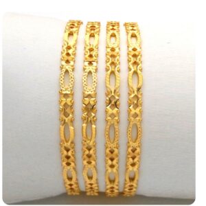 GOLD HALLMARK RAWA BANGLE - 2LR1117