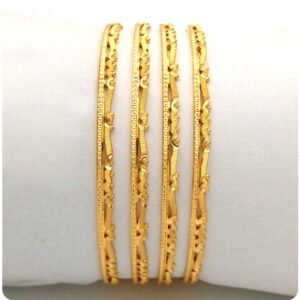 GOLD HALLMARK RAWA BANGLE - 2LR1116