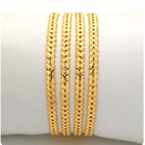 GOLD HALLMARK RAWA BANGLE - 2LR1114