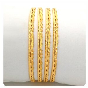 GOLD HALLMARK RAWA BANGLE - 2LR1111