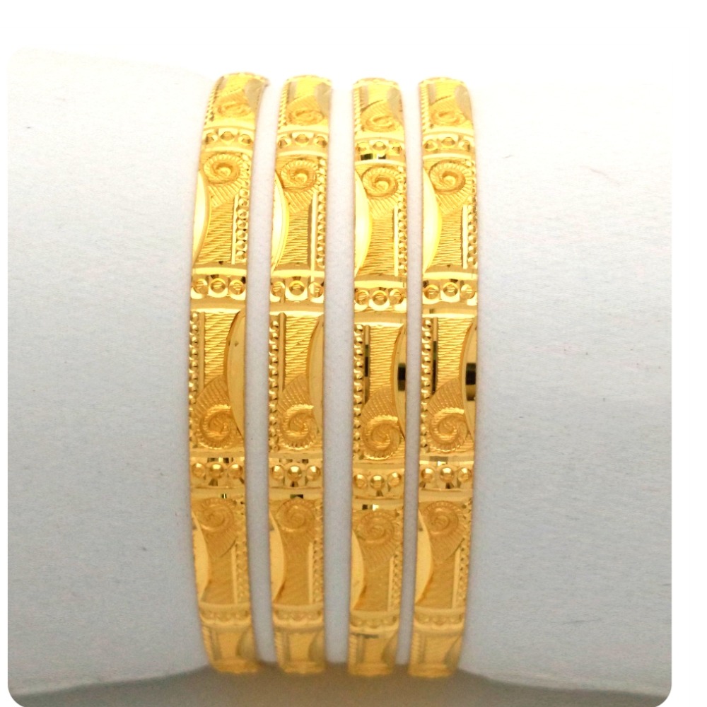 GOLD HALLMARK KHILA BANGLE - HKP1109