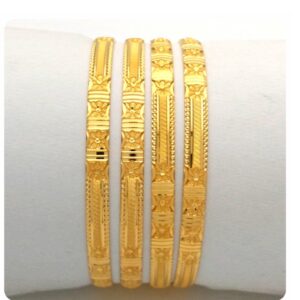 GOLD HALLMARK KHILA BANGLE - HKP1107