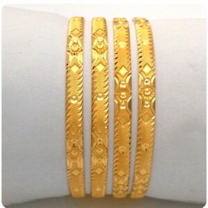 GOLD HALLMARK KHILA BANGLE - HKP1106
