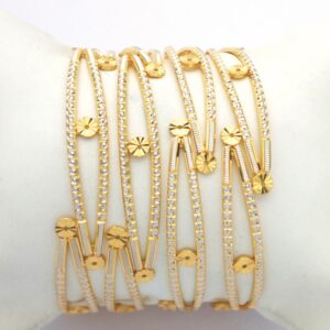 GOLD HALLMARK CNC LASER BANGLE - CLJ1085