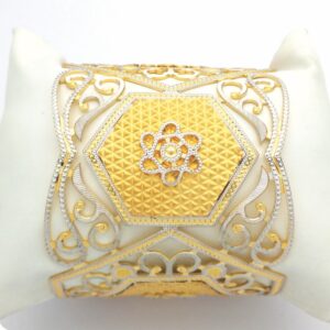 GOLD HALLMARK CNC LASER BANGLE - CLJ1071