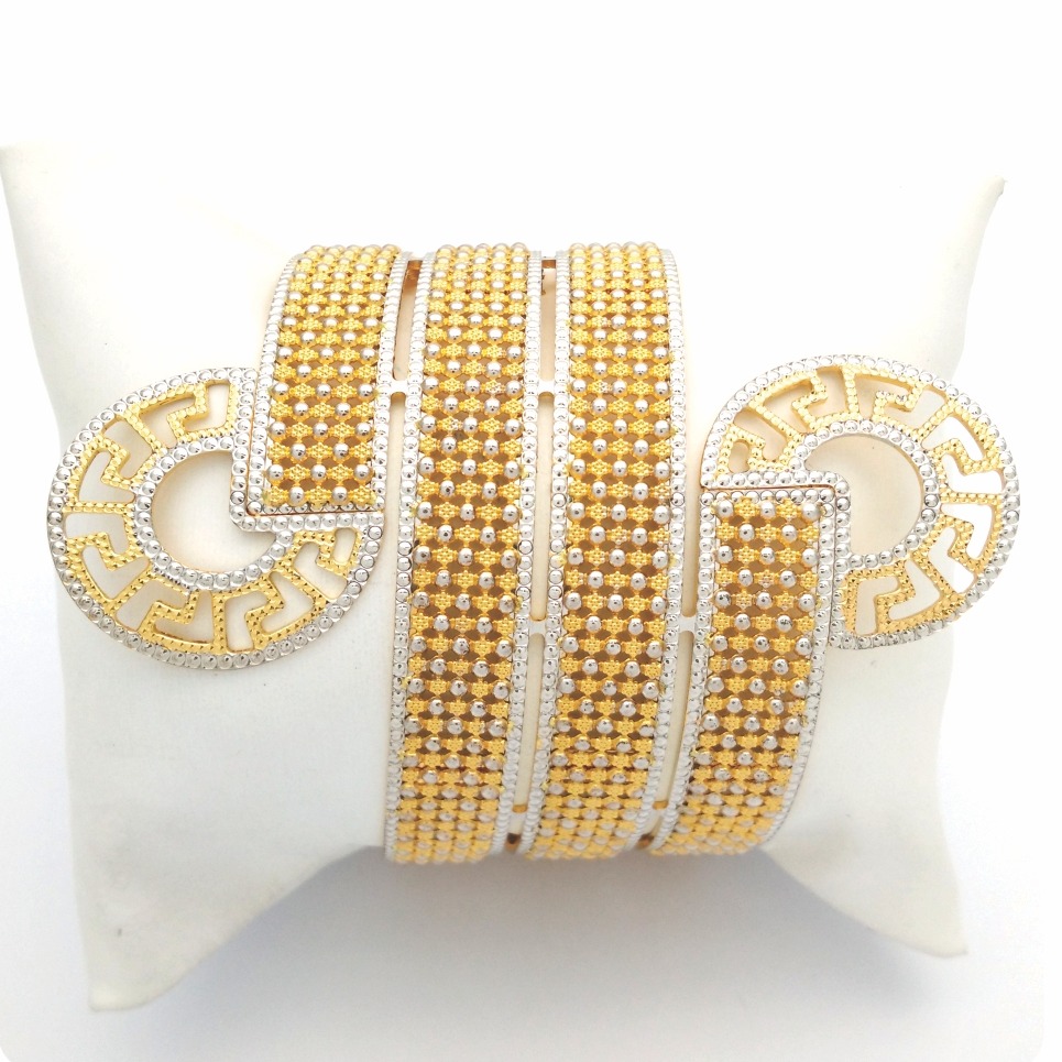 GOLD HALLMARK CNC LASER BANGLE - CLJ1053