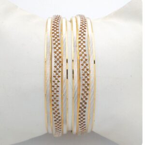 GOLD HALLMARK CNC LASER BANGLE - CLJ1046