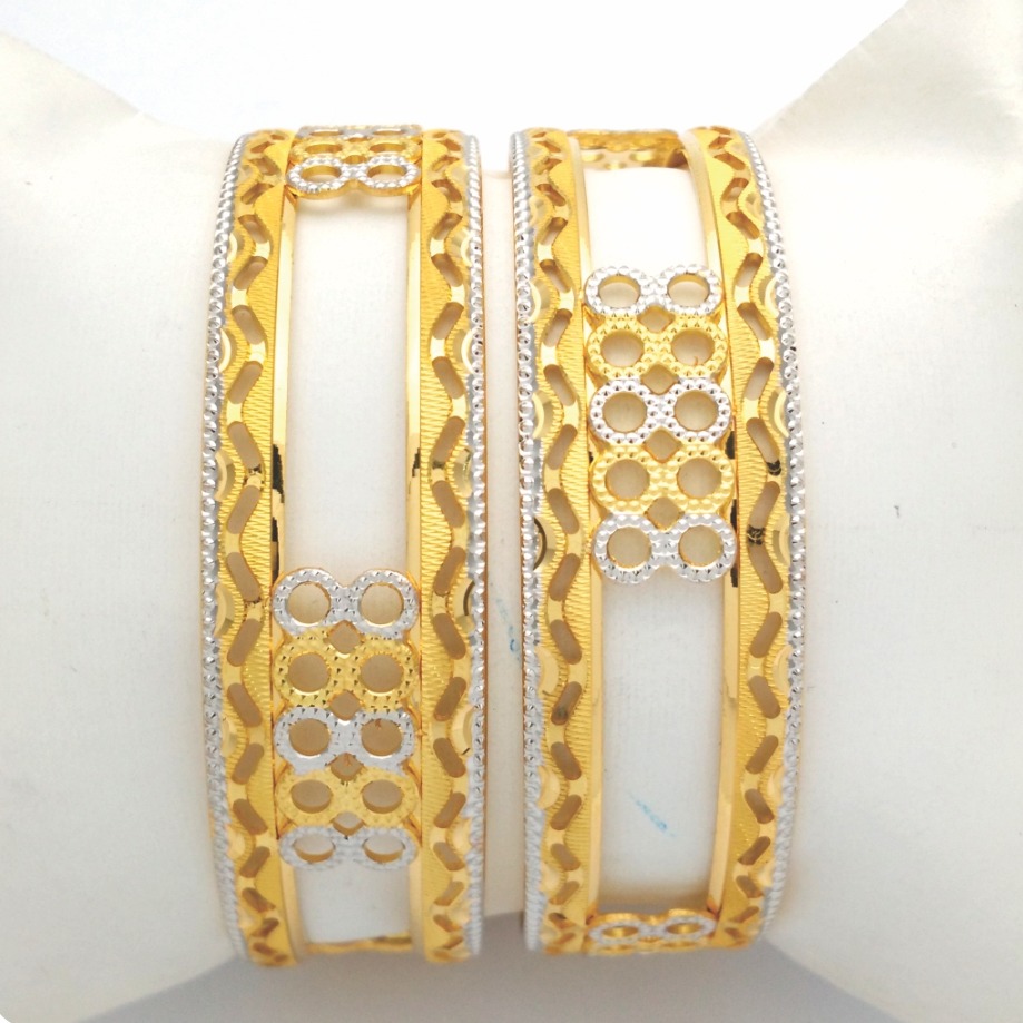 GOLD HALLMARK CNC LASER BANGLE - CLJ1042