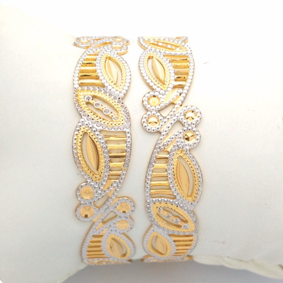 GOLD HALLMARK CNC BANGLE - CP1025
