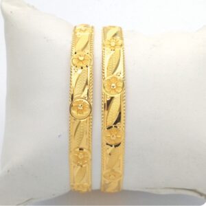 GOLD HALLMARK KHILA BANGLE - HKS1015