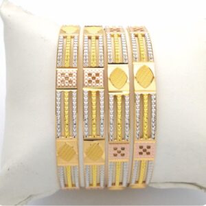 GOLD HALLMARK CNC BANGLE - CP1009