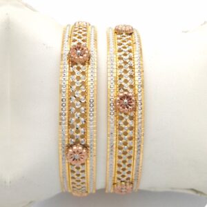GOLD HALLMARK CNC LASER BANGLE - CLJ1008