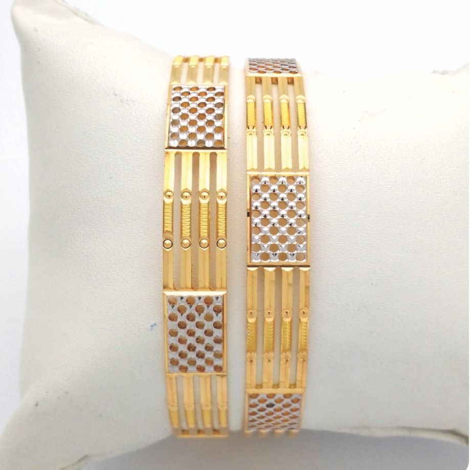 GOLD HALLMARK CNC BANGLE - CP1006