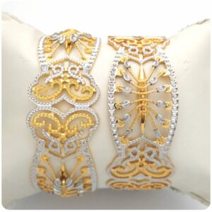 GOLD HALLMARK CNC MANI BANGLE -CML1005