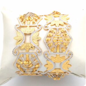 GOLD HALLMARK CNC MANI BANGLE - CML1004