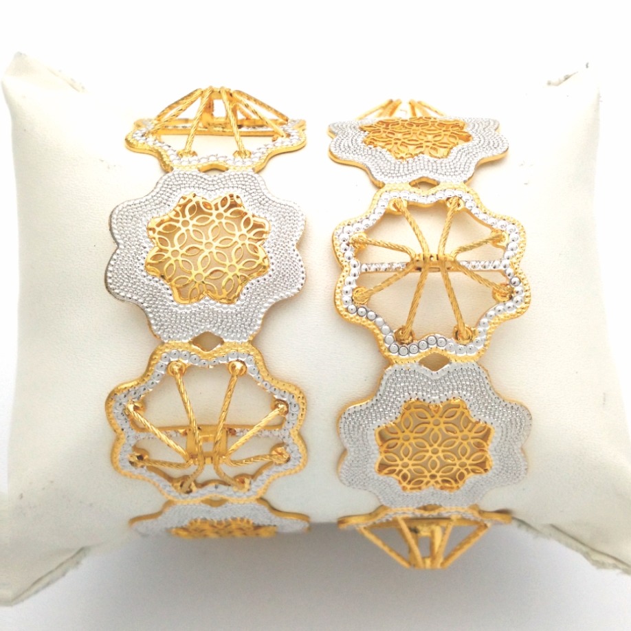 GOLD HALLMARK CNC LASER BANGLE - CLJ1002