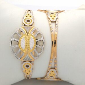 Gold Hallmark CNC LASER Bangle - CLJ998
