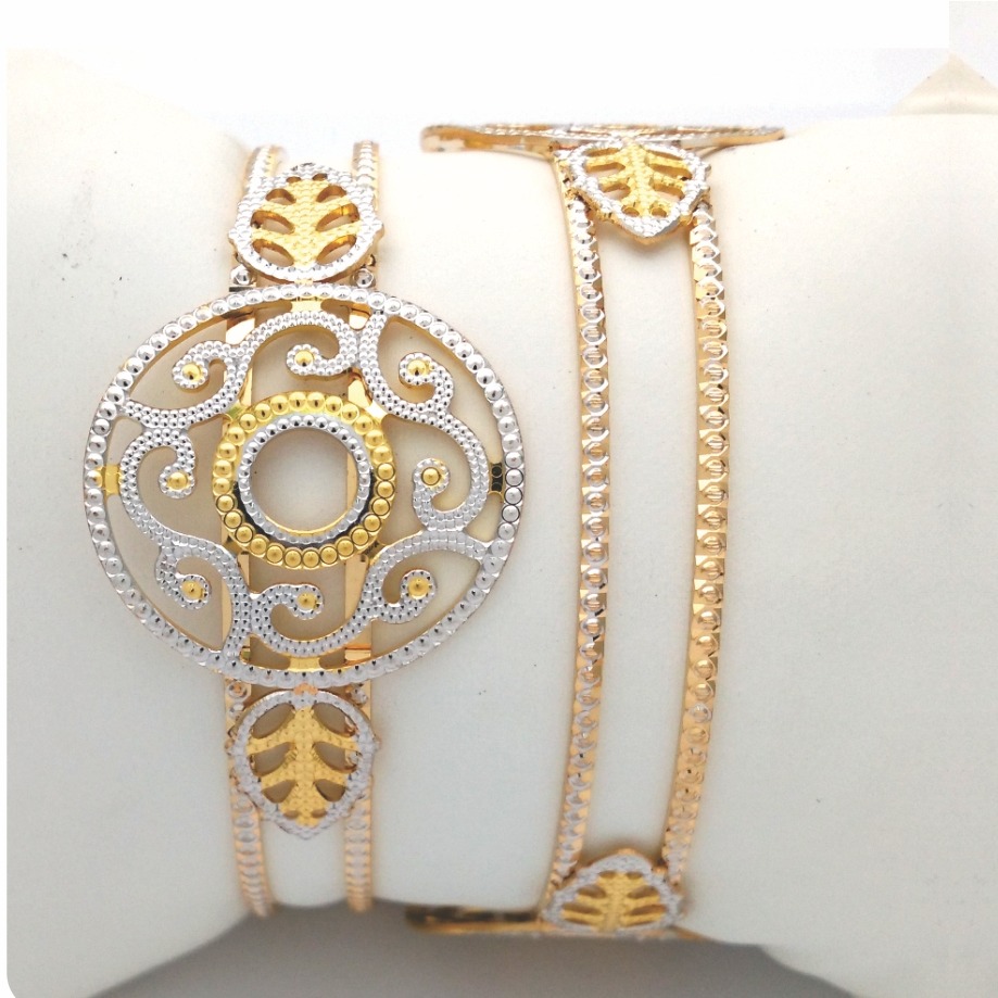 Gold Hallmark CNC LASER Bangle - CLJ996