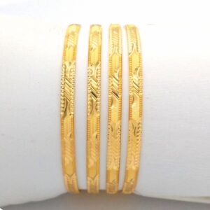 Gold Hallmark HOLLO Bangle - KNP991