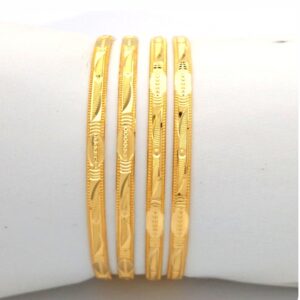 Gold Hallmark HOLLO Bangle - KNP990