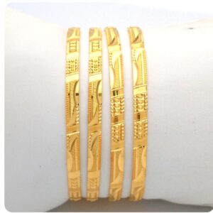 Gold Hallmark HOLLO Bangle - KNP987