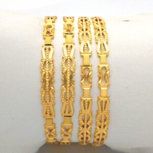 Gold hallmark rawa bangle - 21/2lr980