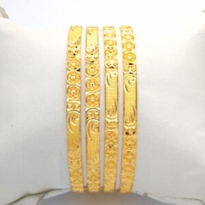 Gold Hallmark KHILA Bangle - PK957