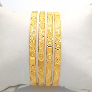 Gold Hallmark KHILA Bangle - PK956