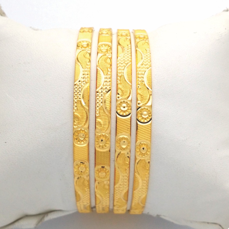 Gold Hallmark KHILA Bangle - PK956