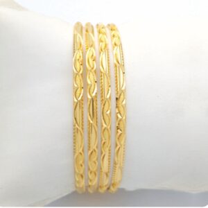 Gold Hallmark HOLLO Bangle - IP936