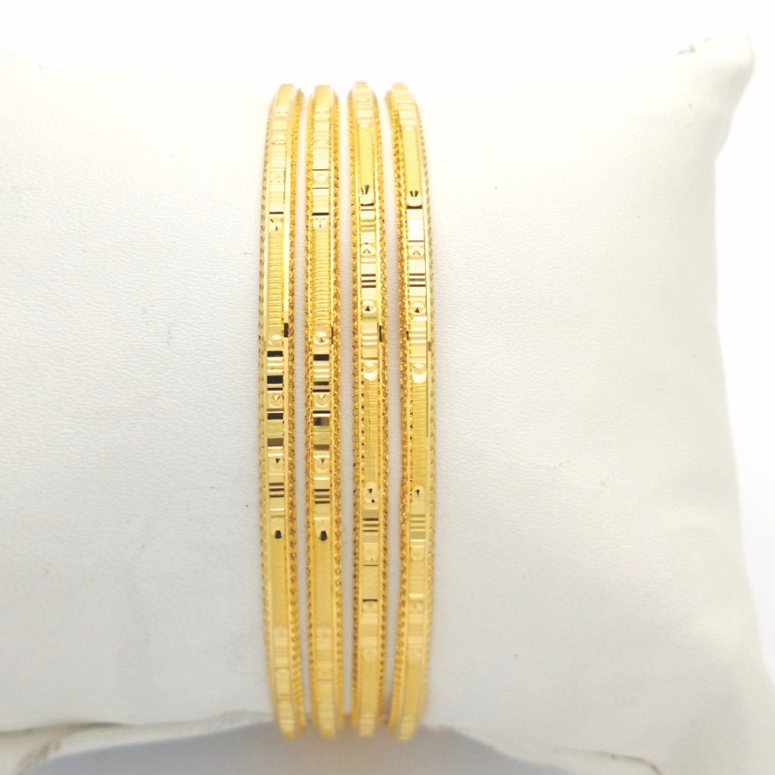 Gold Hallmark HOLLO Bangle - IP935