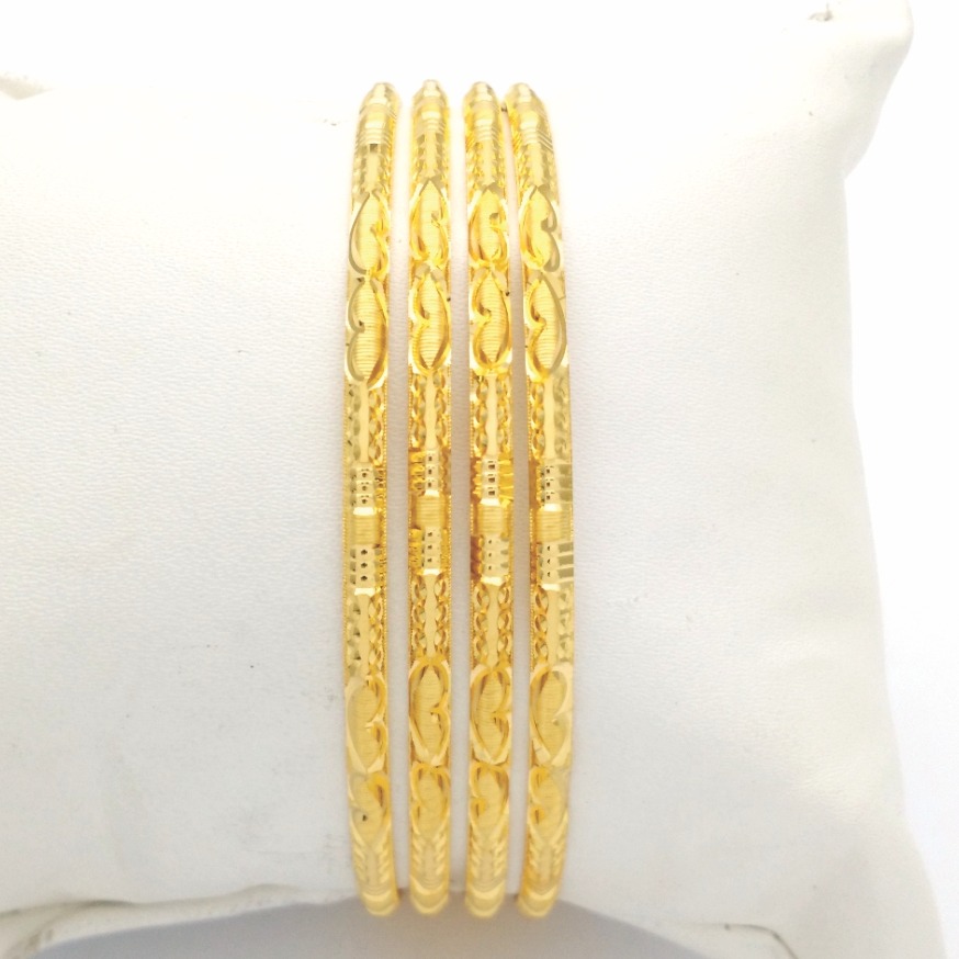 Gold Hallmark HOLLO Bangle - IP934