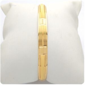 Gold Hallmark Panjabi Kada -Ks921