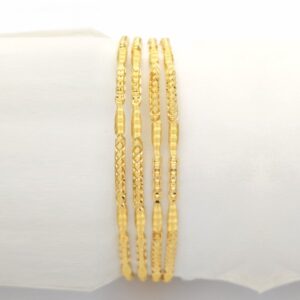 Gold Hallmark GOAL DIA Bangle - GD912