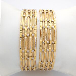 Gold Hallmark TAR MANI Bangle - SML897
