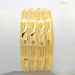 Gold Hallmark HOLLO Bangle - PO890