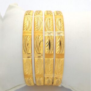 Gold Hallmark HOLLO Bangle - PO888