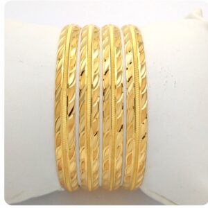 Gold Hallmark HOLLO Bangle - PO887