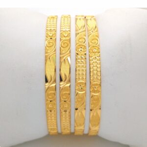 Gold Hallmark KHILA Bangle - PK873