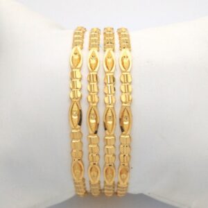GOLD HALLMARK KANAS + DIE BANGLE - DD827